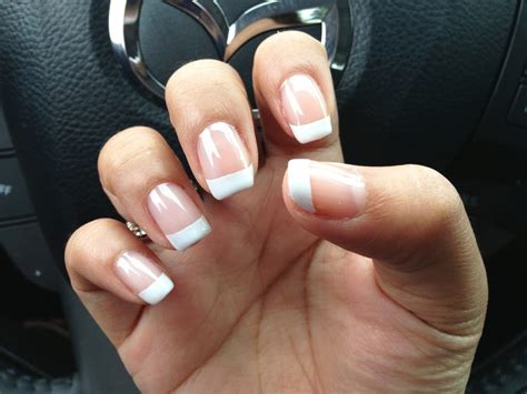 shellac french manicure  real nails   sinh yelp