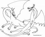 Dragones Pintar Fantásticos sketch template
