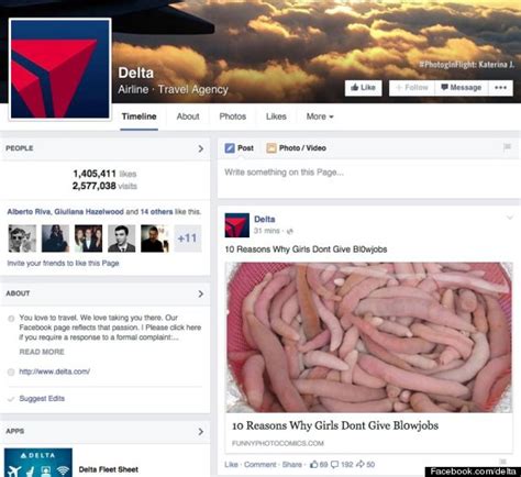 delta apologizes for facebook post about oral sex nsfw