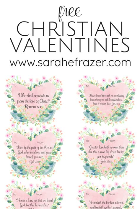 printable christian valentines sarah  frazer