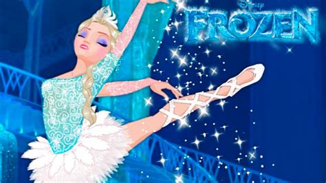 frozen elsa and anna ballerinas online game youtube
