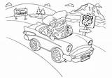 Pizza Coloring Pages Steve Printable Driving Car sketch template