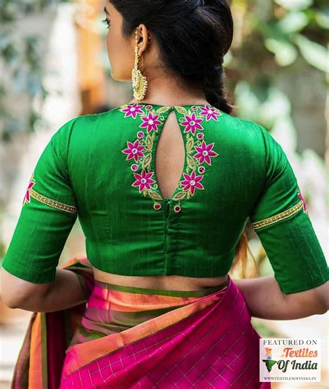 key hole  designer trending  south indian wedding blouse front   fancy blouse