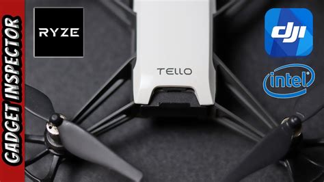 dji tello drone powered  dji  intel review flight  camera