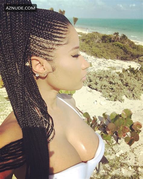 Nicki Minaj Sexy Big Boobs On The Beach In Turks And Caicos Aznude