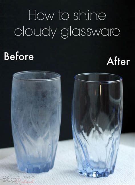 cleaning cloudy glassware  easier