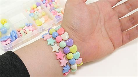 diy    colorful beads bracelet  kid youtube
