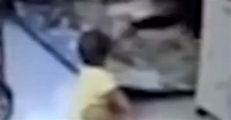 shocking secret video shows maid kicking two year old girl on hidden