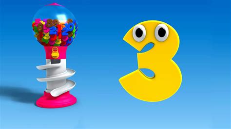 learn numbers  gumball machine numbers collection  children youtube