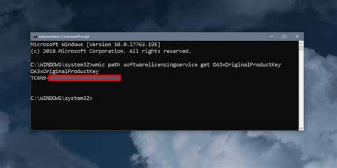 windows  product key  command prompt