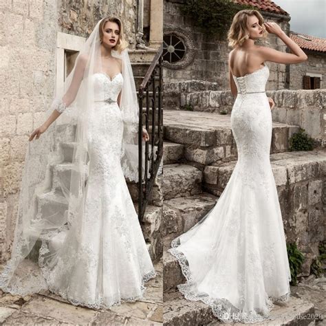 new sexy mermaid wedding dresses 2020 sweetheart lace