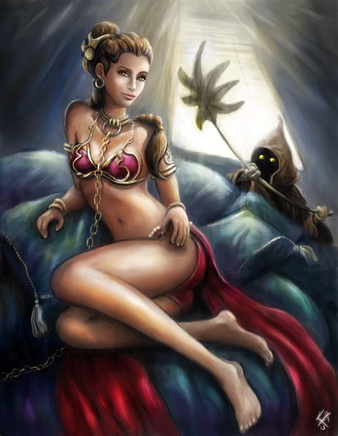 princess leia and the gold bikini by kjh311 on deviantart