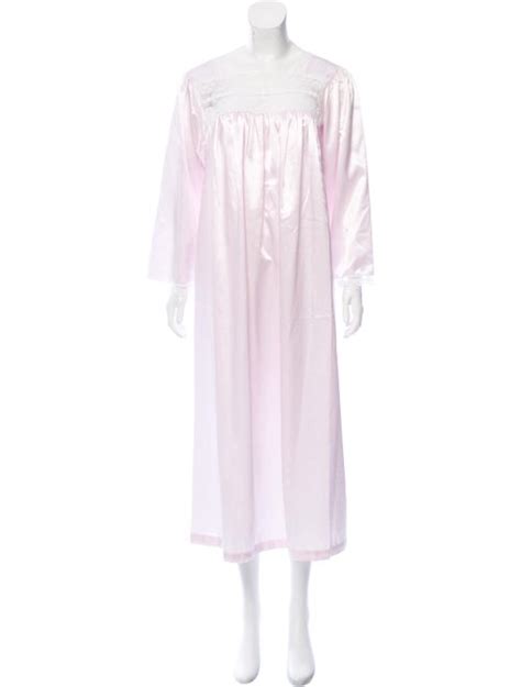christian dior vintage satin lace trimmed nightgown