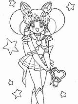 Coloring Pages Sailor Moon Chibi Printable Kids Para Mini Colouring Gif Tsukino Cute Crystal Colorear Dibujos Characters Monkey Manga Usa sketch template