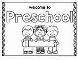 Preschool Welcome Coloring School Pages Back Kindergarten Printable Activities Theme Poster Worksheets Printables Child Kidsparkz Write Themes First Pencil Color sketch template
