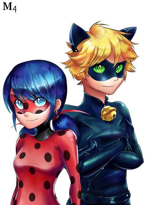 Ladybug X Cat Noir By Marini4 On Deviantart