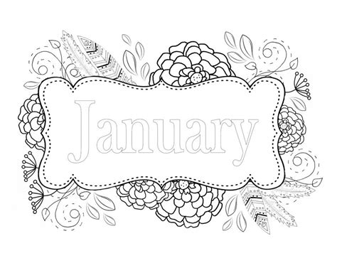 page  january coloring pages  kids coloring pages