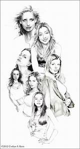 Buffy Colouring Drawings sketch template