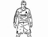 Ronaldo Coloring Madrid Real Cristiano Pages Coloringcrew Print Clipart Drawing Colorear Colouring Library Book Getdrawings Pdf sketch template