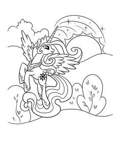 princess cadence coloring pages color info