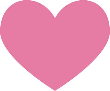 pink heart clip art pink heart image