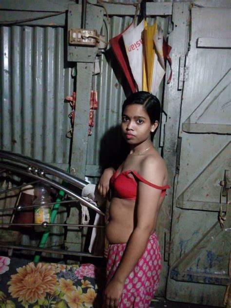 Bangladeshi Village Girl Parveen Clicked Necked Photos