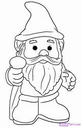 Gnome Coloring Pages Printable Drawing Gnomes Draw Drawings Garden Step Color Culture Pop Colouring Online Patterns Print Adult Book Dragoart sketch template