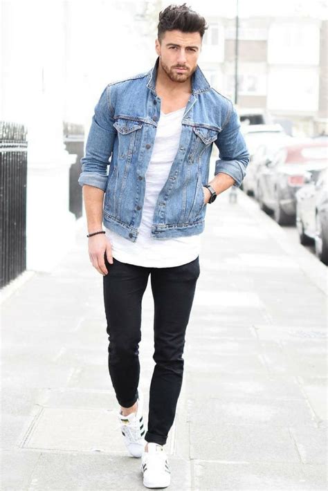 denim jacket outfit ideas men