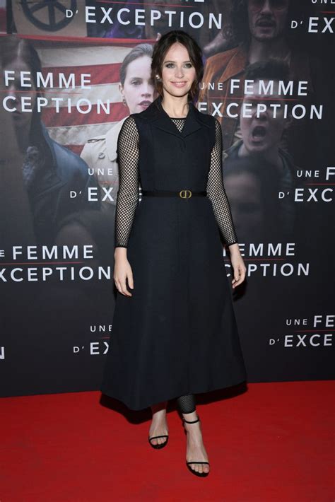 felicity jones at on the basis of sex premiere in paris 12
