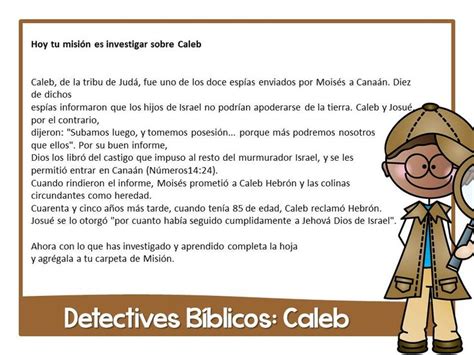 caleb   bible  kids bible lessons