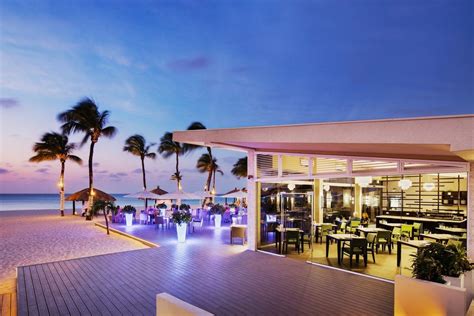 aruba restaurants beachfront dining