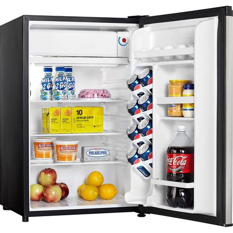 Danby Designer 4 4 Cu Ft Compact Refrigerator With Spotless Steel Door