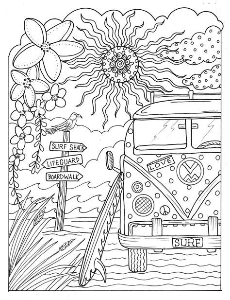 beach scene beach coloring pages  adults    explore hq