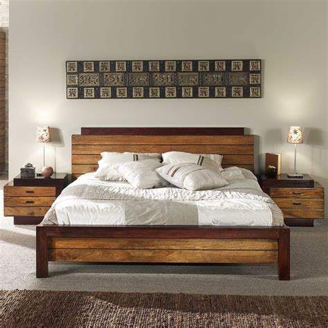 cadre de lit en bois bois  chiffons
