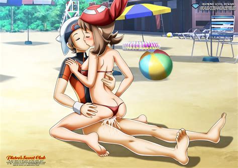 Rule 34 Beach Beach Ball Bikini Brendan Pokemon Cowgirl Position