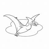 Vliegende Dino Dinosaurus Leukvoorkids Dinos Pteranodon sketch template