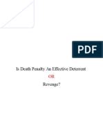 position paper  death penalty capital punishment murder