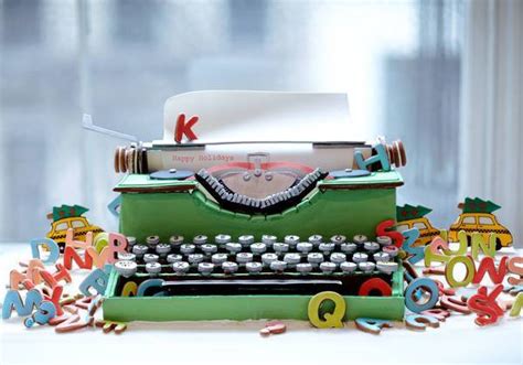 Gingerbread Typewriter Is Entirely Edible Boing Boing