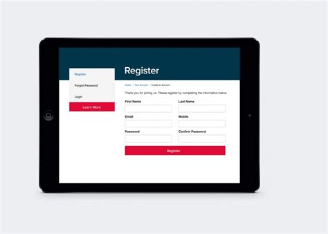 building  effective registration page