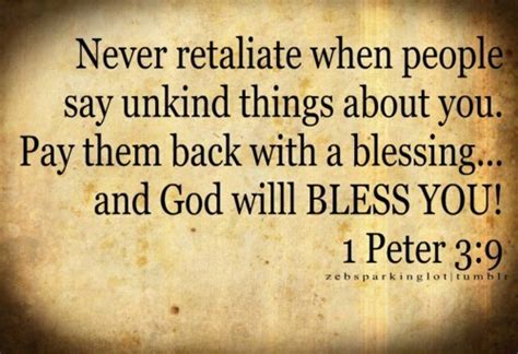 never retaliate when people say unkind things about you ~ blessing quote