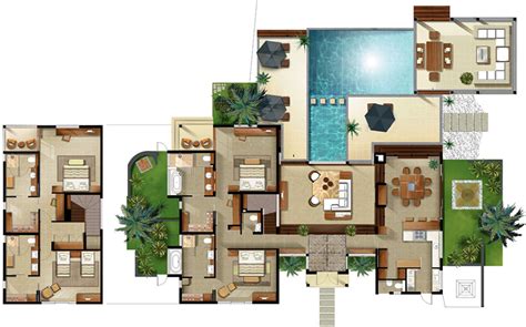 modern villa house plans