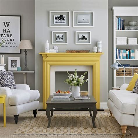 gray  yellow living room ideas  piece