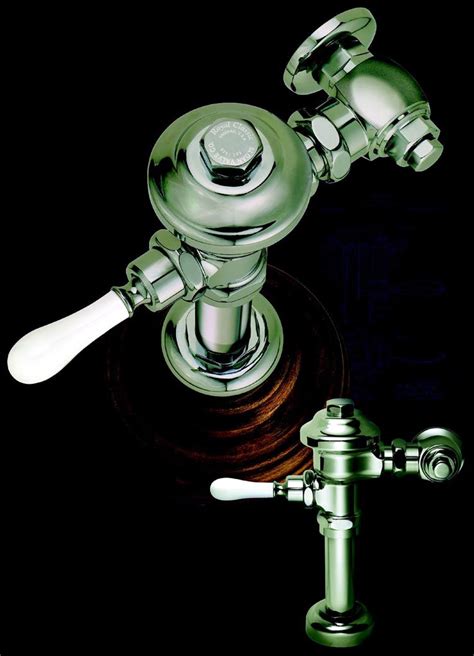 vintage style royal classictm flushometer commemorates sloan valve companys  year