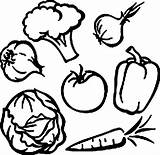 Sayuran Mewarnai Sayur Tempatan Merupakan sketch template
