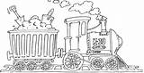 Old Coloring Locomotive Fashioned sketch template