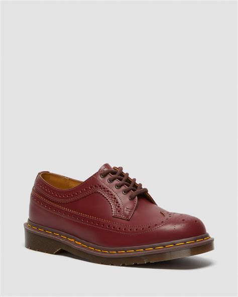 vintage  quilon leather brogue shoes dr martens