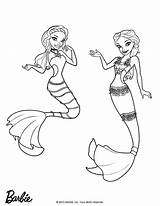Coloring Mermaids Pages Mako Popular sketch template
