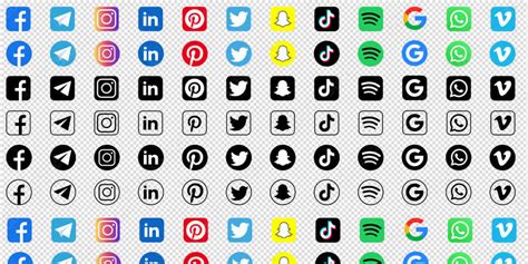30 Free Social Media Icon Sets For Ui Designers