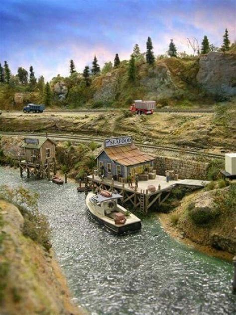 Model Train Water Scenery 2 Modeltrainlayouts Model Train Scenery