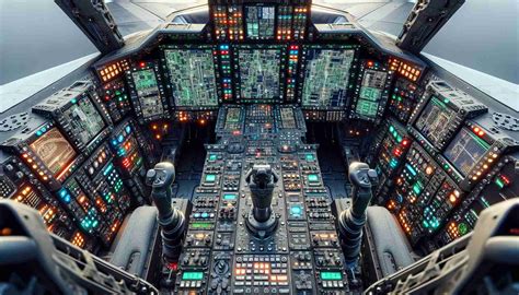 raptor cockpit  glimpse  advanced fighter technology